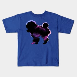 Fluffy Toy Poodle Cloud Art Kids T-Shirt